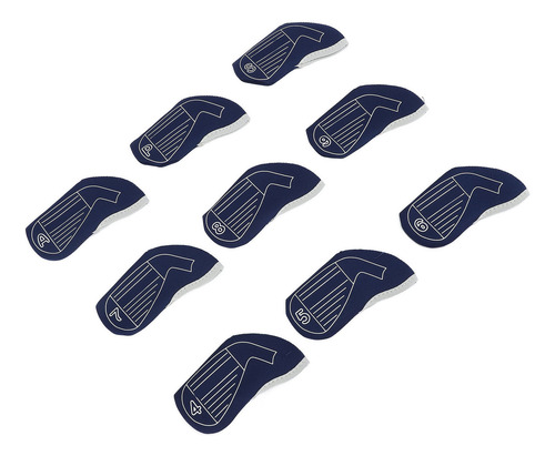 Fundas Protectoras Club Iron Head, 9 Unidades, Fundas Antipo