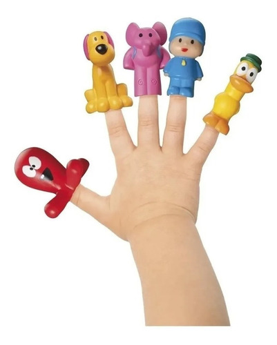 Dedoche Turma Do Pocoyo Miniaturas Dedoche 5 Mini Peças