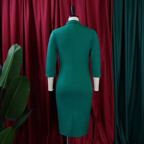 Vestido Lápiz Formal De Mujer De Corte Ajustado