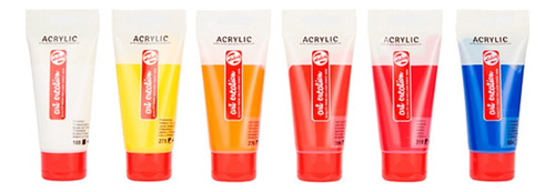 Acrílicos Art Creation Set 12 Colores 75ml Color Multicolor