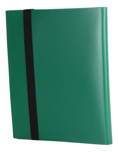 Carpeta De Tarjetas Comerciales De 4 Bolsillos, Verde
