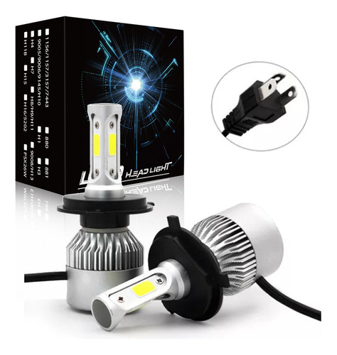 Focos Led H4 Nissan Tsuru 3 Iii 1994-95 Alta Y Baja 12000lm
