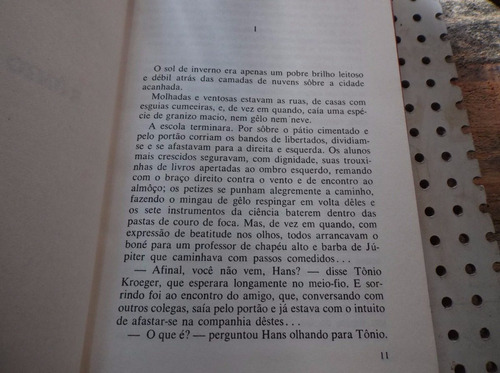 Imagem 6 de 6 de Livro Tônio Kroeger A Morte Em Veneza Ano 1972 , N1737