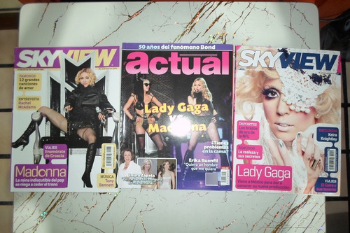 Madonna Vs Lady Gaga 3 Revistas 2012