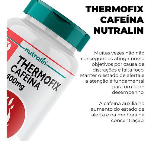 Thermofix Cafeína Nutralín 60 Comprimidos
