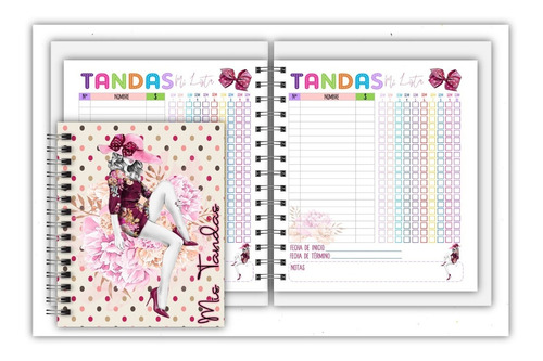 Libreta De Tandas Mod. Lady Elegance