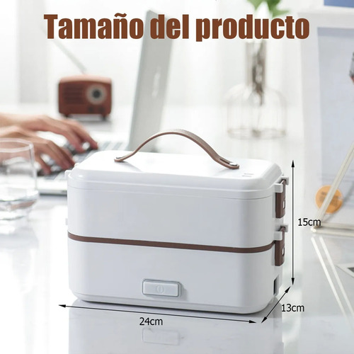 Lonchera Eléctrica Y Portátil C/calentador De Alimentos 1.2l