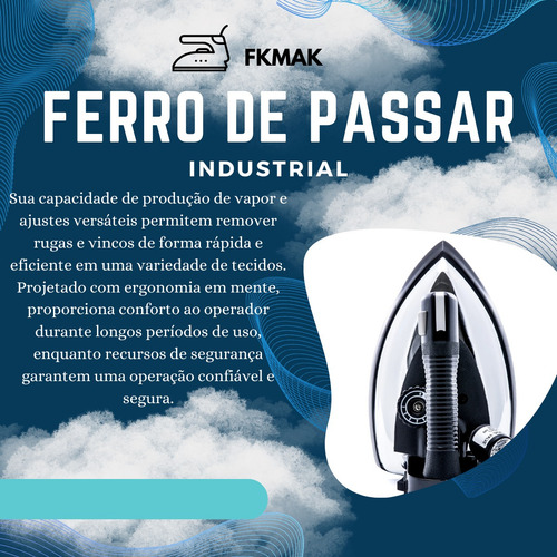 Ferro Passar Roupas 1300w Lar Das Fitas Cor Preto 110v