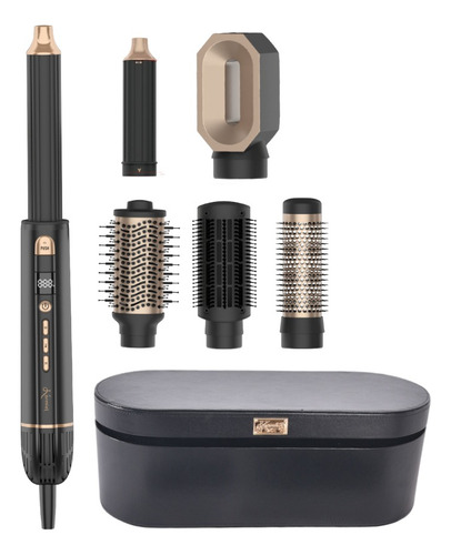 Cepillo Secador Bucleador Pelo Ionic Rizador 6 En 1 Karmiel