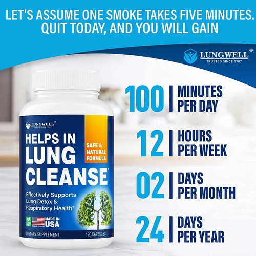 Lung Cleanse Suplemento Para Dejar De Fumar Limpiar Pulmones