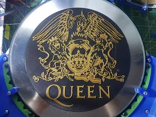 Logotipo De Queen Crest- Figura Plastica