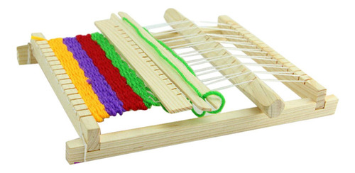 De Telar De Madera, Telar De Telar De Tejido Con 2 Hilos