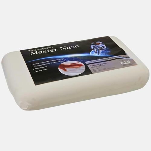 Travesseiro Master Nasa - Antialérgico - Toque Macio