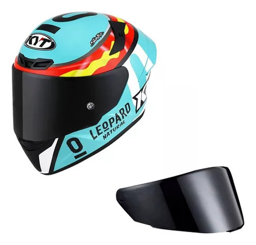 Capacete Kyt Kait Quit Tt Course + Viseira Fumê Diversos