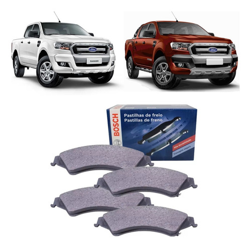 Pastilha De Freio Dianteira Ford Ranger 2.5 2013 2014 2015