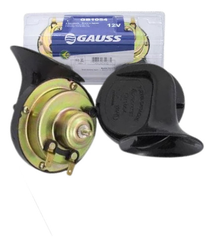Buzina Caracol Par Universal 12v Gauss