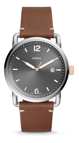 Fossil The Commuter Date Gray Dial Fs5417  ........ Dcmstore