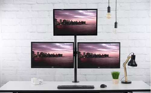 Soporte Escritorio Para 3 Monitores Triple Vivo Stand-v003t