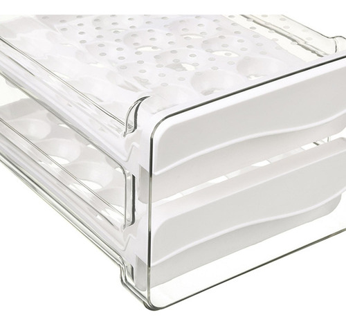 Recipiente De Armazenamento De Ovos De 2 Camadas Recipiente