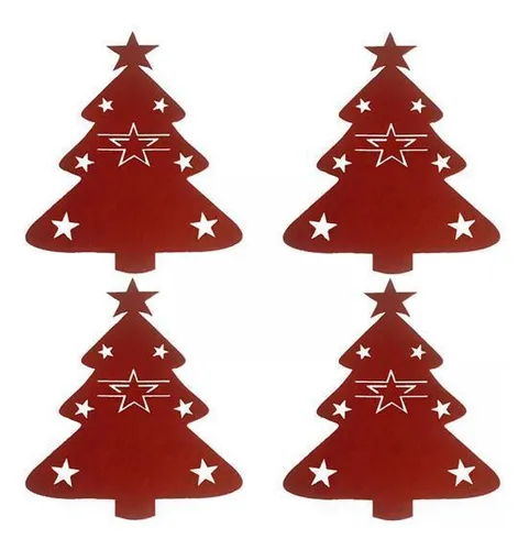 comprar 2 X 4x Saco De Talheres De Natal Porta Talheres De Bolso