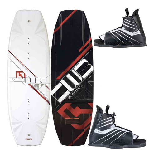 Tabla De Wakeboard Lancha Connelly Cwb Pure Con Botas Hale