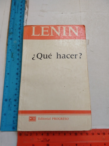 Que Hacer Lenin Editorial Progreso 