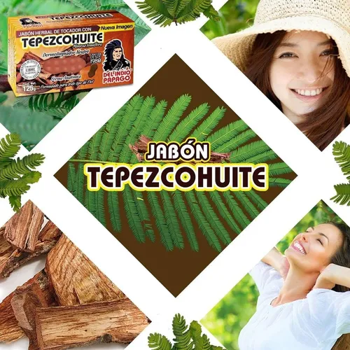 Del Indio Papago Jabón Neutro Con Tepezcohuite 125g 5 Pack -