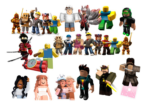 Kit Digital Roblox Png + Fondos Papeles Digitales