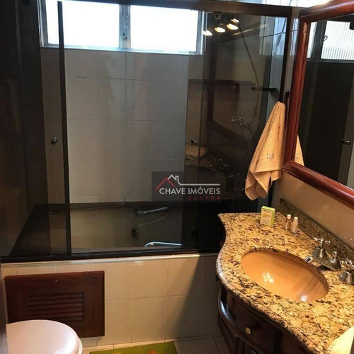 Imagem 12 de 14 de Apartamento Com 2 Dormitórios Em Condomínio Fechado Com Lazer, Por R$ 550.000 - Aparecida - Santos/sp - Ap1631