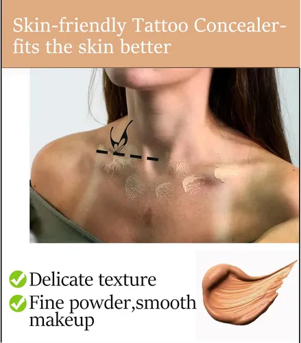 Cubierta De Tatuaje, Corrector Invisible Impermeable, Kit De