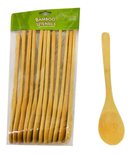 12 Cucharas En Bamboo Jhc