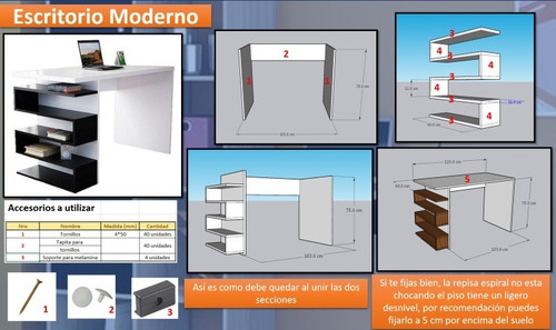 Guia Completa Y Planos Para Fabricar Muebles En Melamina.