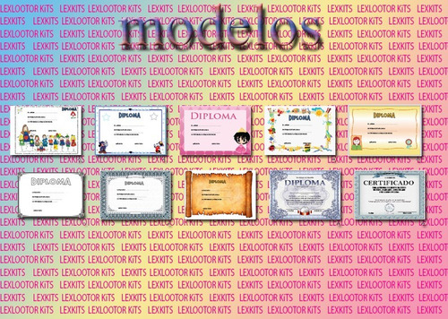 Kit Imprimible Diplomas