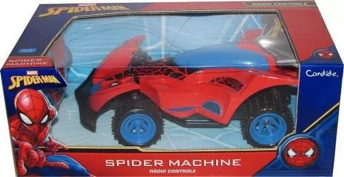 Carro Controle Remoto Web Charge Homem-Aranha - Candide - DiverMais