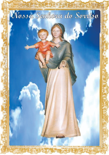 Milheiro Santinho Nossa Senhora Do Sorriso Promessa 1000 Un