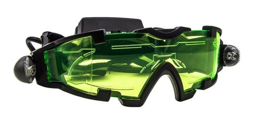 Gafas De Visión Nocturna Ajustable Con Lente Verde Moto