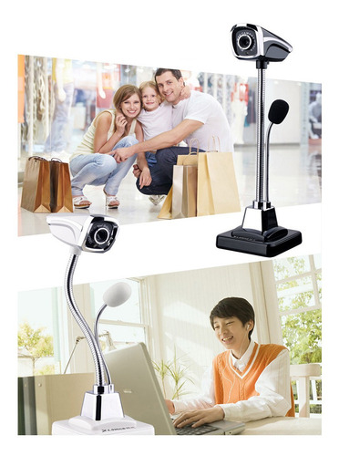 480p Hd Webcam Usb Câmera Laptop Pc Web Camera Com