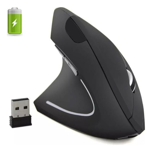 Mouse Inalambrico Vertical Ergo Para Zurdos 2.4g Televenta