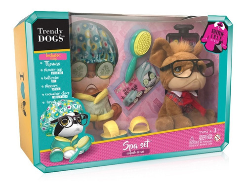 Trendy Dogs Con Accesorios Perro Peluche Original Ink Tv