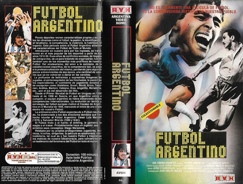 Futbol Argentino Vhs Maradona Valdano Pasarela Ardiles (Usado)