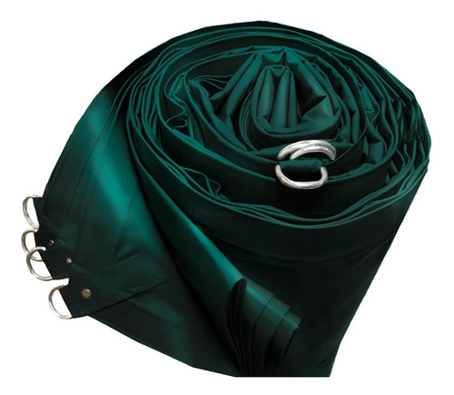 Lona 4 X 5 Mts F610 Para Camion Remolque Trailer Cubierta Color Verde Botella