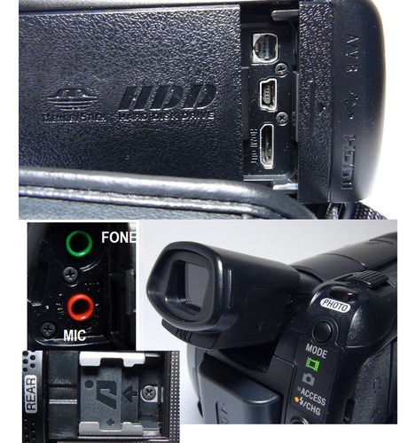 Filmadora Sony Hdr-xr500 Entrada Microfone Nightshot