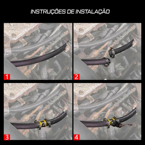 Adaptador T Pressão De Combustível Linha 1/2 P/ Ps10 1/8npt
