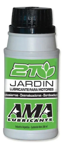 Lubricante Ama 2t Jardín 200 Ml Para Motores