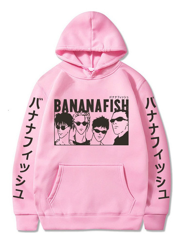 Sudadera Con Capucha Anime Banana Fish, Tops Acogedores, Sud