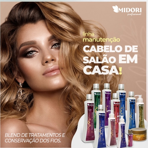 Kit 2 Condicionador Progress 500ml Midori Profissional