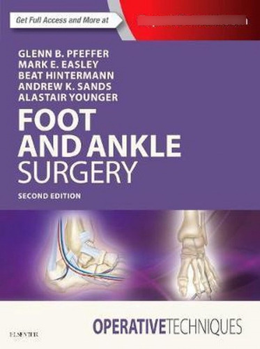 Operative Techniques: Foot And Ankle Surgery  -  Pfeffer, G