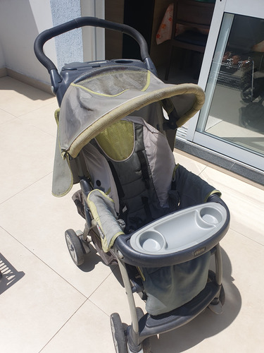 Carrinho De Bebê Chicco Usado Leia Anuncio Verde-claro Cinza (Usado)
