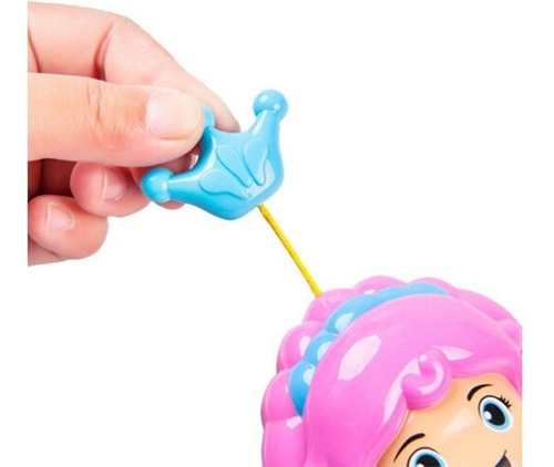 Imagen 2 de 7 de Muñeca Sirena Bebe Para Pileta Agua Baño A Cuerda 19 Cm