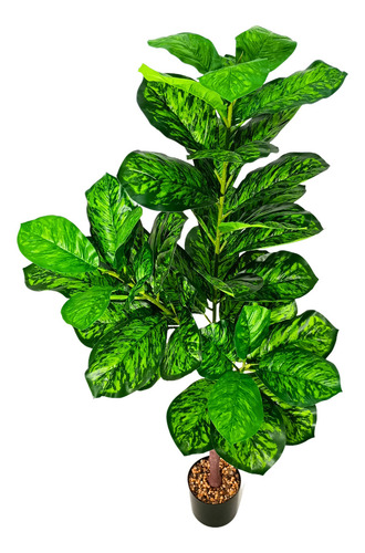 Planta Artificial Grande 130cm Ficus Decoracion Interior Ext Color Verde Claro